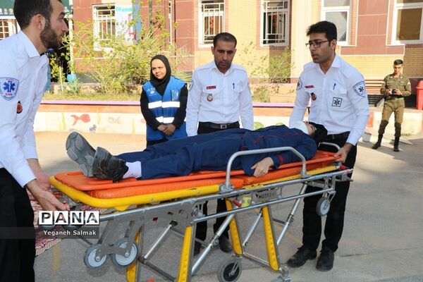 بیست و یکمین مانور سراسری زلزله در بوشهر