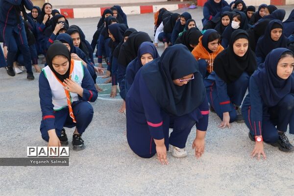 بیست و یکمین مانور سراسری زلزله در بوشهر