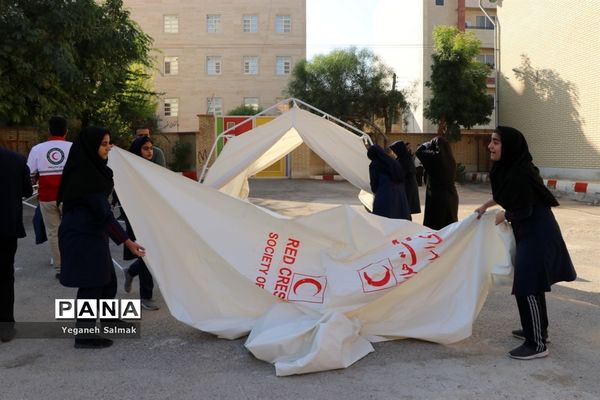 بیست و یکمین مانور سراسری زلزله در بوشهر