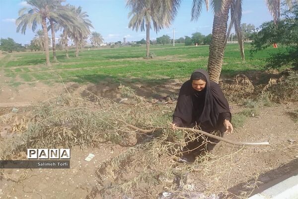 حال وهوای زندگی روستاییان شهرستان حمیدیه درفصل پاییز