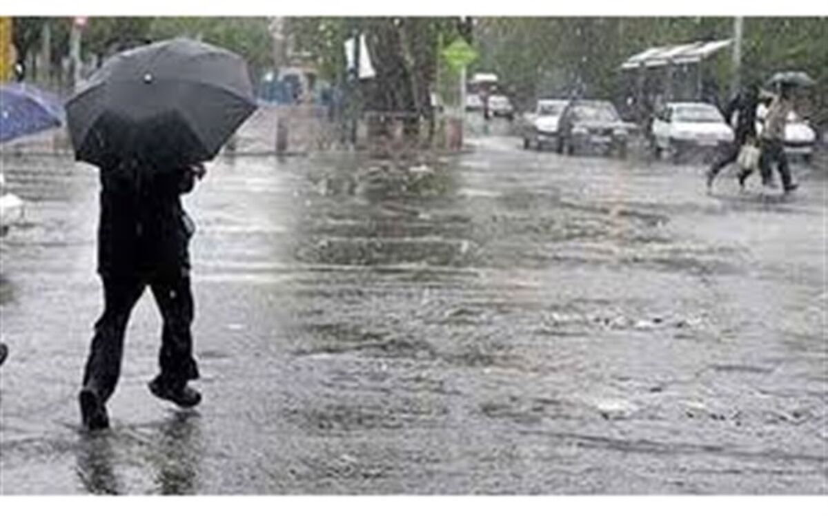 بارش شدید باران  در 9 استان کشور