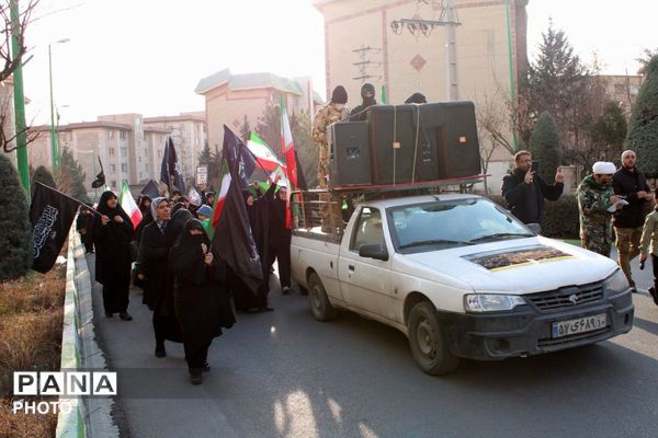 اجتماع خونخواهان و منتقمین شهادت حضرت آیت الله الامام شهید سید علی خامنه ای در پردیس