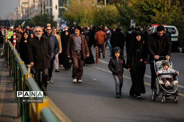 اجتماع مردم تهران در پی اعتراض به حوادث اخیر