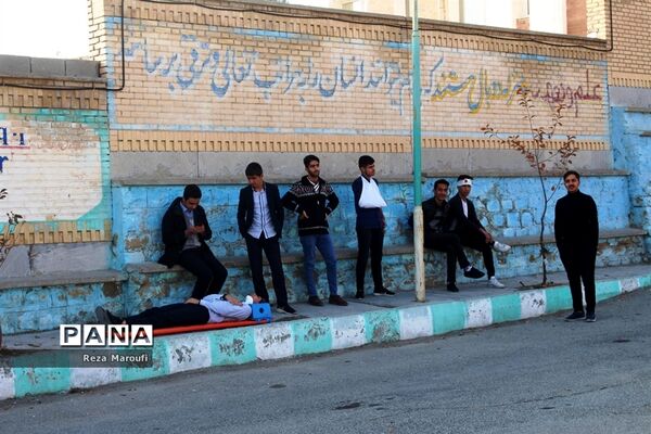 پیش مانور سراسری زلزله در ارومیه