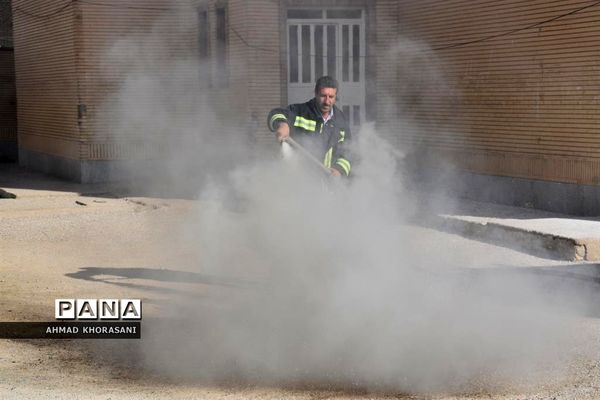 مانور زلزله در شهرستان لالی