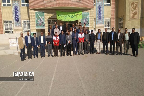 بیست و یکمین مانور سراسری زلزله و ایمنی مدارس در داراب