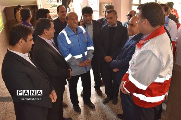 بیست و یکمین مانور سراسری زلزله در بهاباد