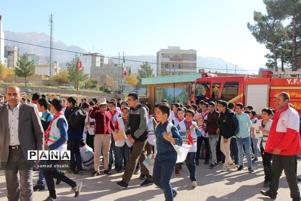 برگزاری مانور زلزله و ایمنی در مدارس استان کهگیلویه و بویراحمد