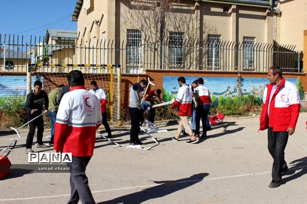 برگزاری مانور زلزله و ایمنی در مدارس استان کهگیلویه و بویراحمد