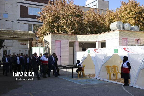 بیست و یکمین مانور سراسری زلزله در شیراز