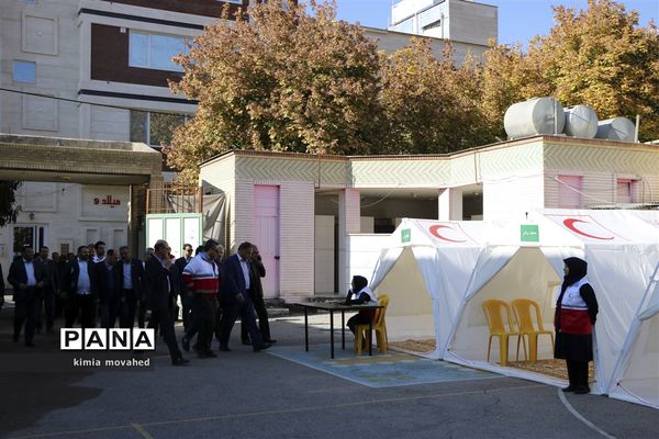 بیست و یکمین مانور سراسری زلزله در شیراز