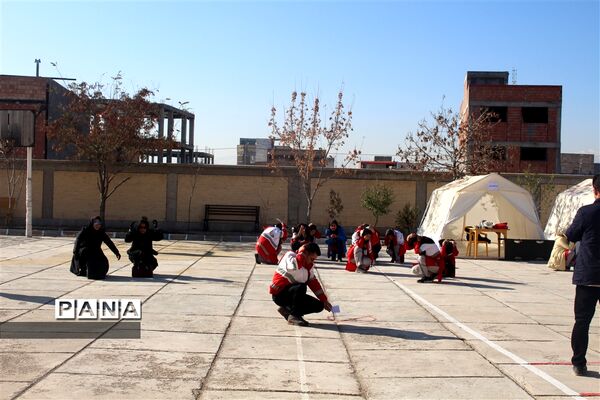 بیست و یکمین مانور سراسری زلزله (مدرسه ایمن- جلسه تاب آور)