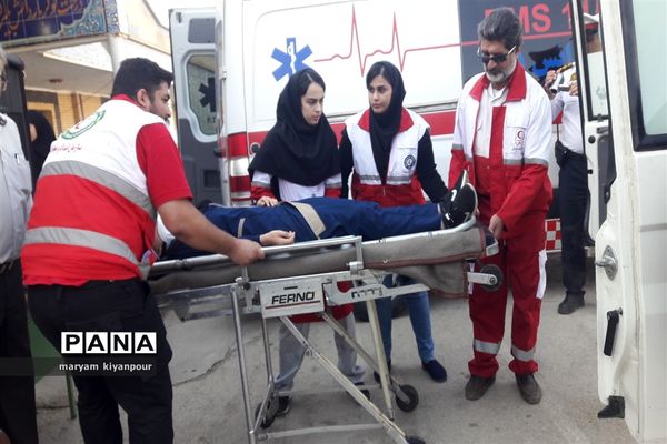 بیست و یکمین مانور سراسری زلزله درمسجدسلیمان