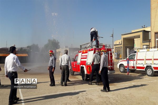 بیست و یکمین مانور سراسری زلزله درمسجدسلیمان