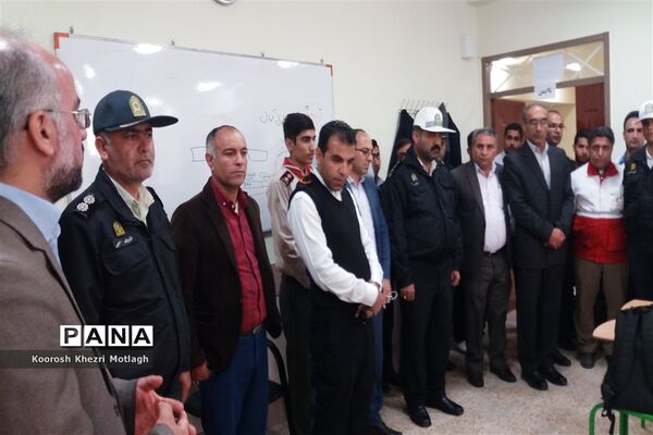 برگزاری بیست‌ویکمین مانور سراسری زلزله در کازرون