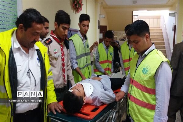 برگزاری بیست‌ویکمین مانور سراسری زلزله در کازرون