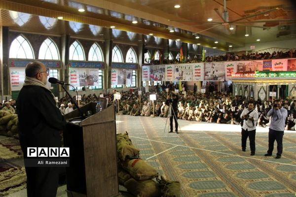 اجتماع بسیجیان در قائم شهر