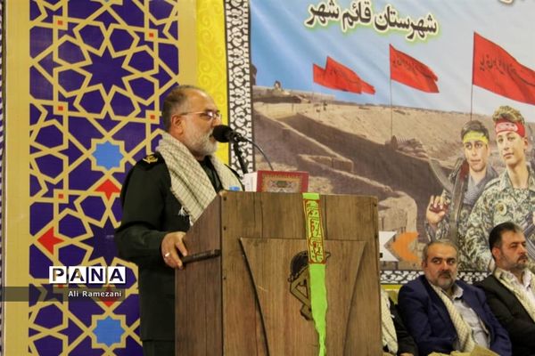 اجتماع بسیجیان در قائم شهر