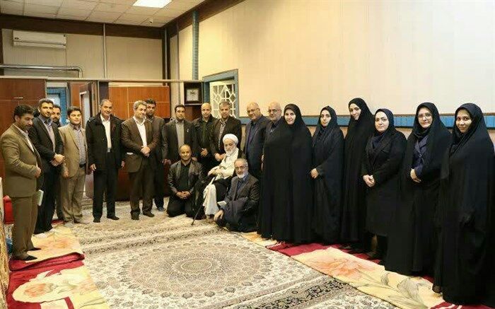 دیدار با حجت الاسلام والمسلمین قرائتی هم زمان با سالگرد نهضت سواد آموزی
