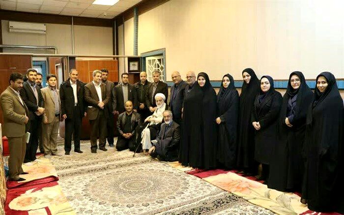 دیدار با حجت الاسلام والمسلمین قرائتی هم زمان با سالگرد نهضت سواد آموزی
