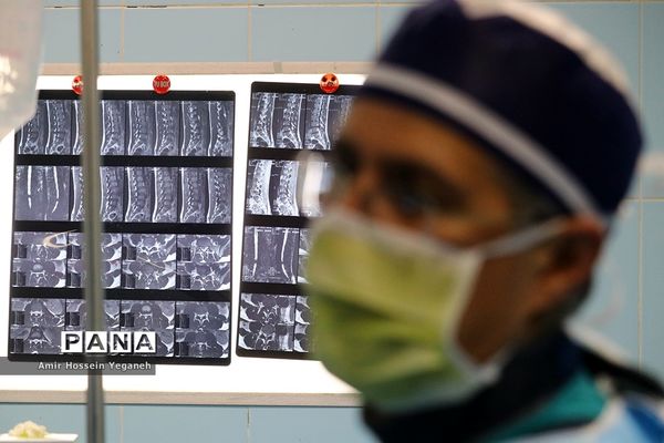 عمل جراحی ستون فقرات رضا رستمی کشتی گیر تیم ملی  در کیش