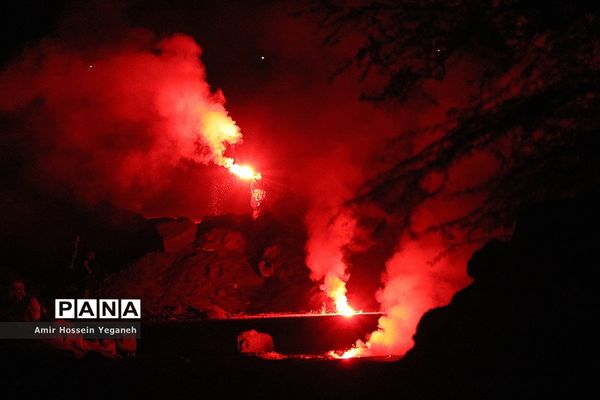 رزمایش گردان بیت المقدس در جزیره کیش