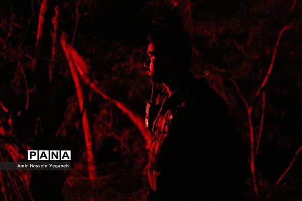 رزمایش گردان بیت المقدس در جزیره کیش