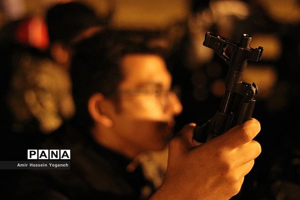 رزمایش گردان بیت المقدس در جزیره کیش