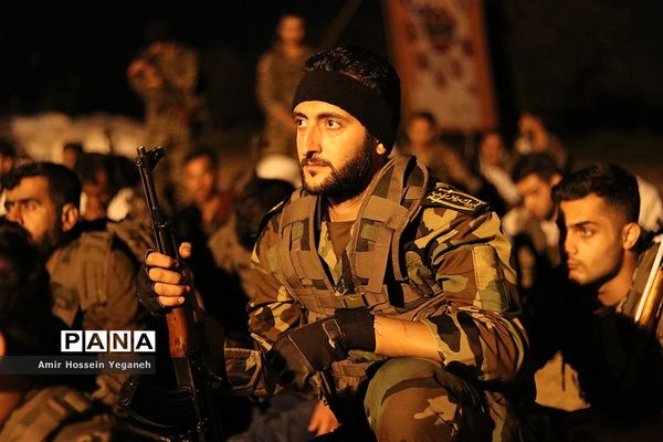 رزمایش گردان بیت المقدس در جزیره کیش