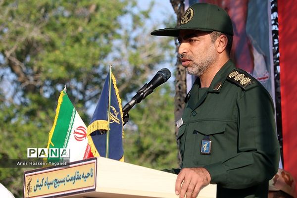 رزمایش گردان بیت المقدس در جزیره کیش