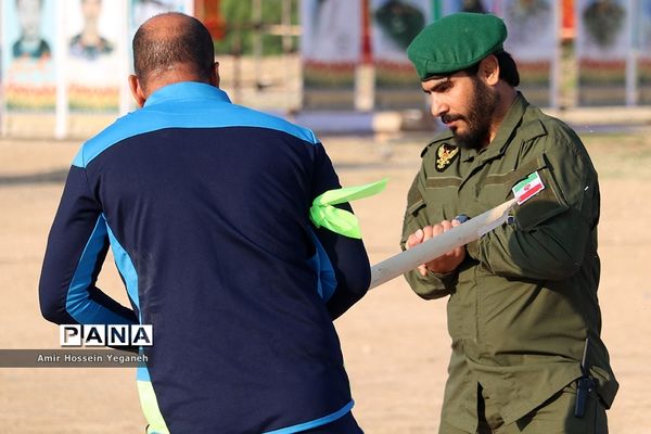 رزمایش گردان بیت المقدس در جزیره کیش