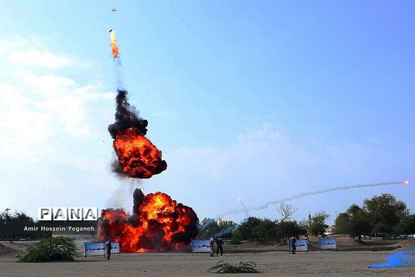 رزمایش گردان بیت المقدس در جزیره کیش