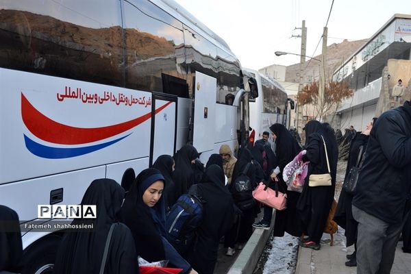 اعزام کاروان راهیان نور دختران شهرستان فیروزکوه به مناطق عملیاتی جنوب کشور