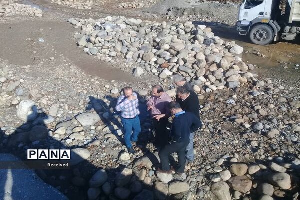 بازدید مسئولان استانی از روند اجرای پروژه‌های حوادثی غرب مازندران