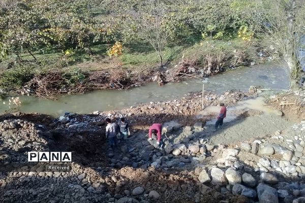 بازدید مسئولان استانی از روند اجرای پروژه‌های حوادثی غرب مازندران