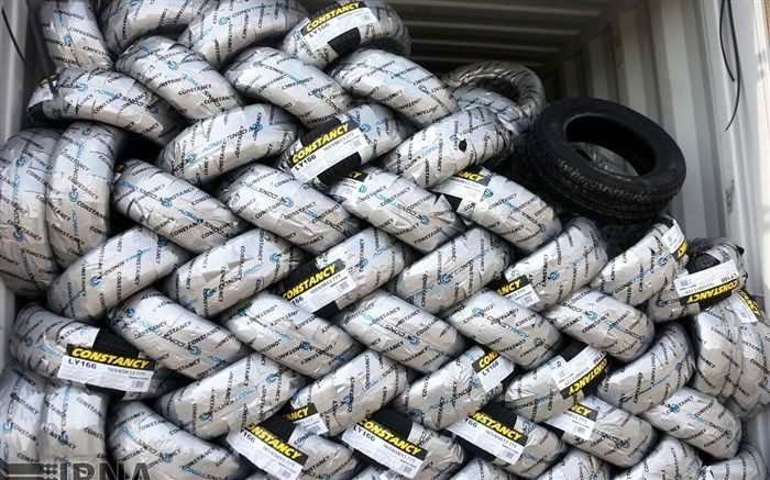 کشف ۷۹۹ حلقه لاستیک قاچاق در ارومیه