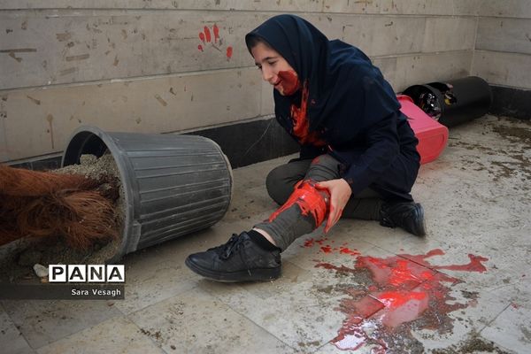 برگزاری مانور زلزله درشهریار