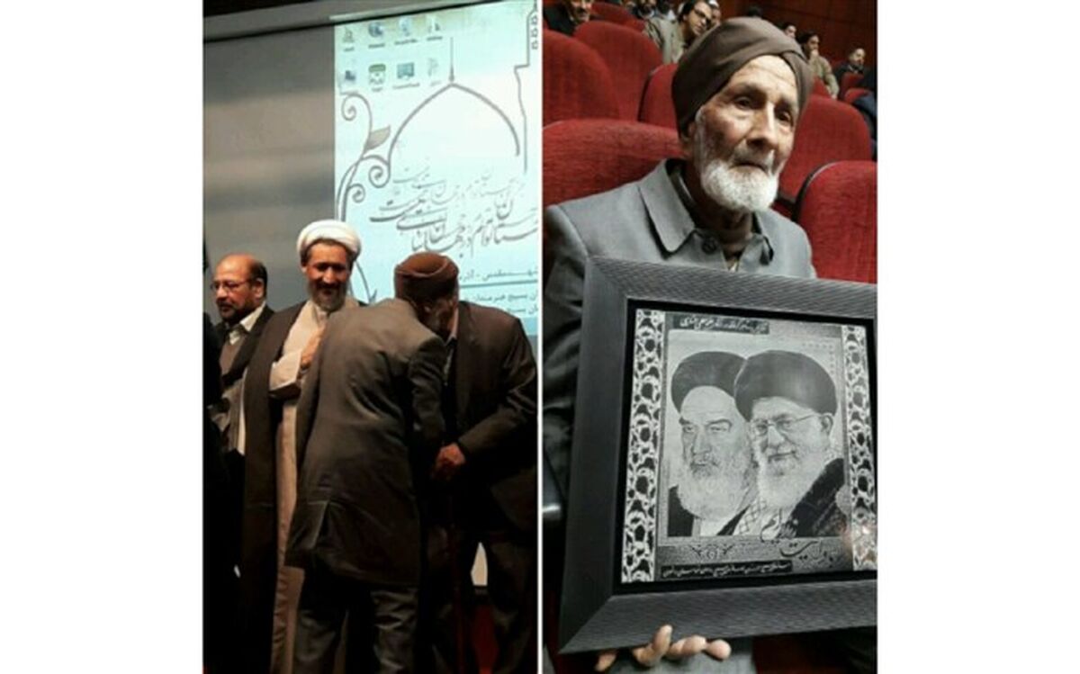از شاعر پیشکسوت بسیجی نیشابوری در همایش چهل شاعر انقلابی خراسان رضوی تجلیل شد