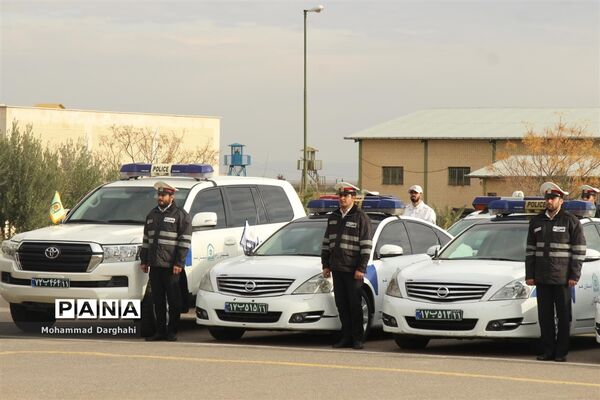 رزمایش طرح زمستانی پلیس قم