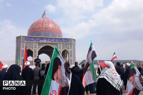حضور فرزندان انقلاب بیرم در راهپیمایی روز قدس