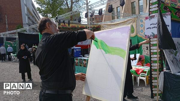 گرامیداشت شهدای مدرسه میناب در گرگان