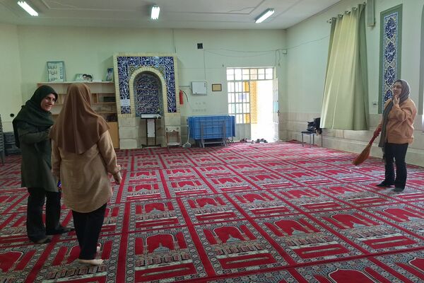 از خانه تکانی نمازخانه مدرسه تا رسیدن به اوج معنویت و نشاط 