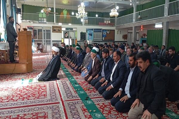 اقامه نماز جمعه در آخرین هفته ماه مبارک شعبان شهر بار نیشابور 