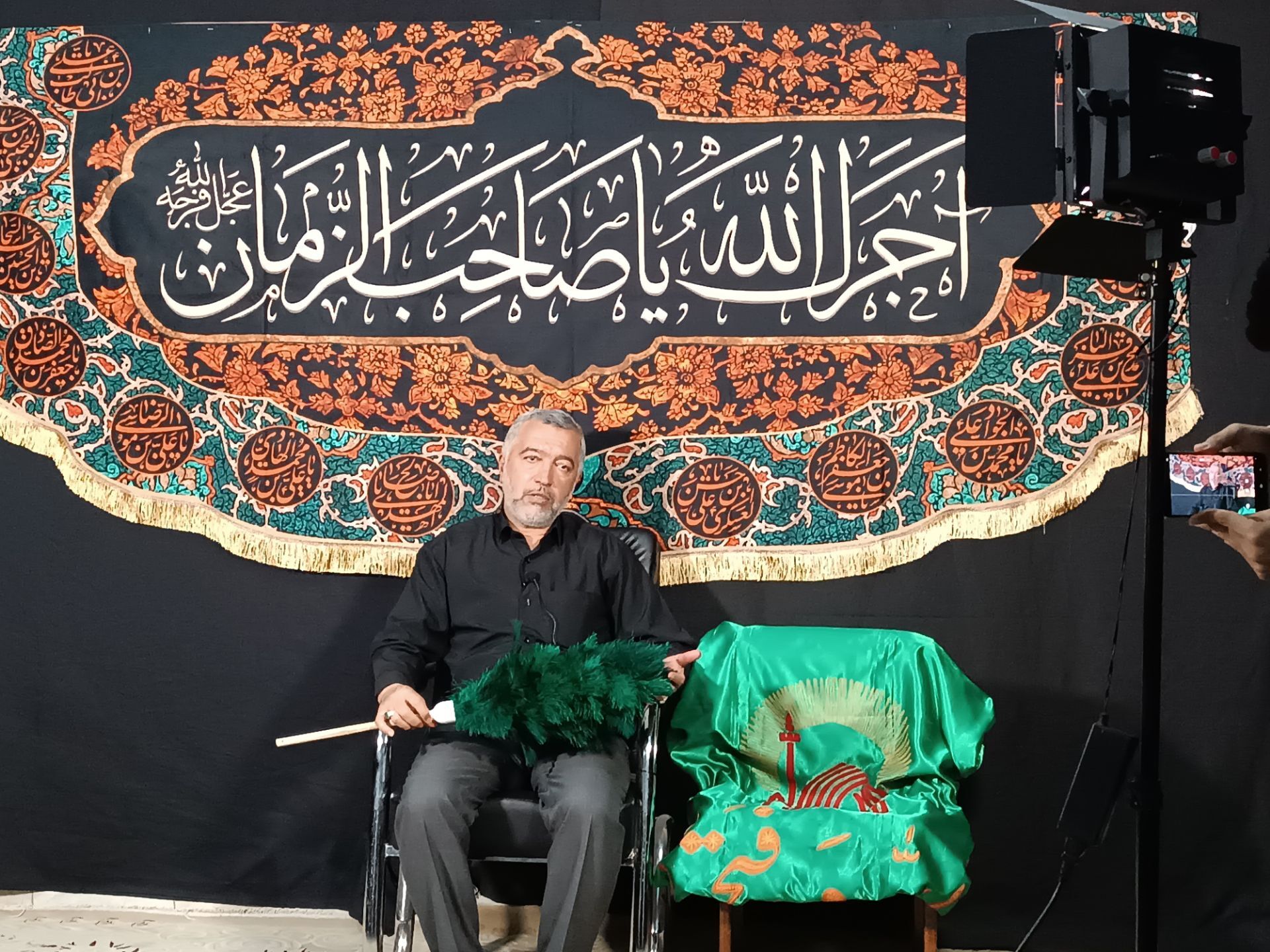 بازدید  رئیس مرکز حراست وزارت آموزش و پرورش از خدمت‌رسانی به زائران در مشهد