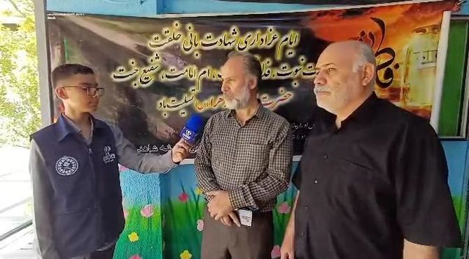 دبیرستان اندیشه شاهد، سوگوار غربت سامرا