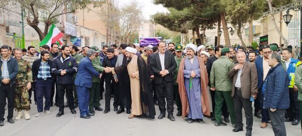 راهپیمایی روز13 آبان در شهر کلات برگزار شد