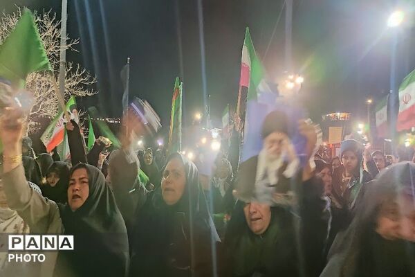 اجتماع مردمی شهر بار نیشابور  در محکومیت جنایات رژیم صهیونسیتی