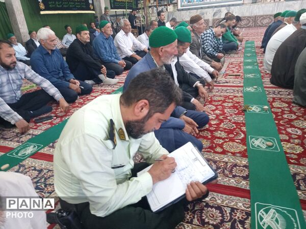 اقامه نماز جمعه عبادی سیاسی  در مسجد جامع شهربار نیشابور