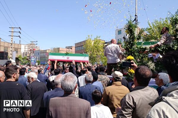 تشییع پیکر شهیدان قلعه میر
