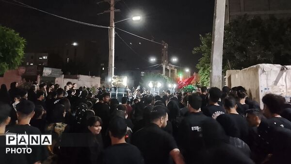 عزاداران ایاعبدالله‌الحسین، شب تاسوعا فردوسیه شهریار